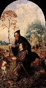 Jan Gossaert Mabuse St Anthony with a Donor Spain oil painting artist